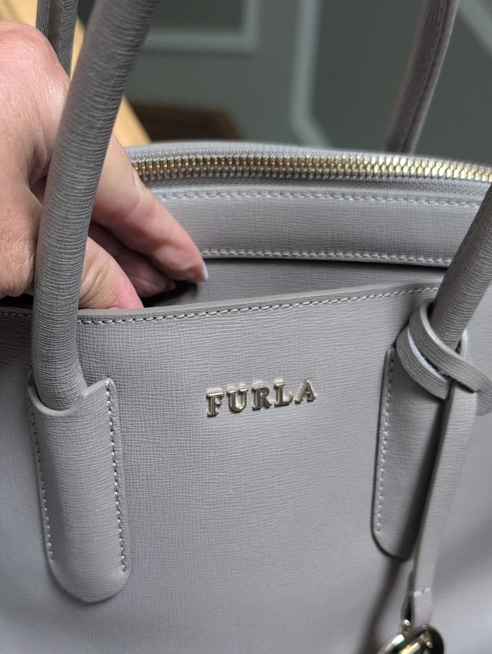 Furla satchel structured